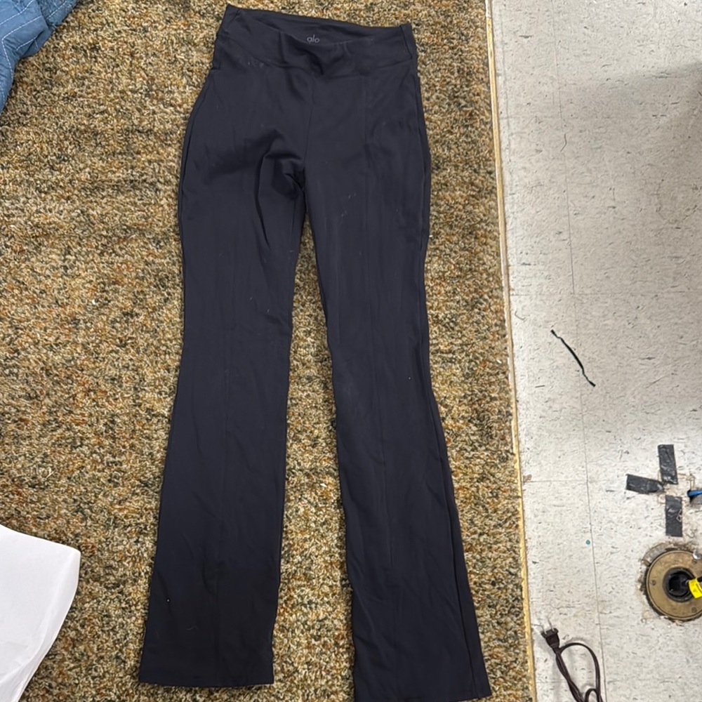 ALO Yoga Midnight Black Flare Pants